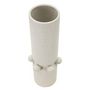 Voir la diapositive 2 : Paris Prix Vase Cylindrique en Céramique  Bubbles  41cm Crème