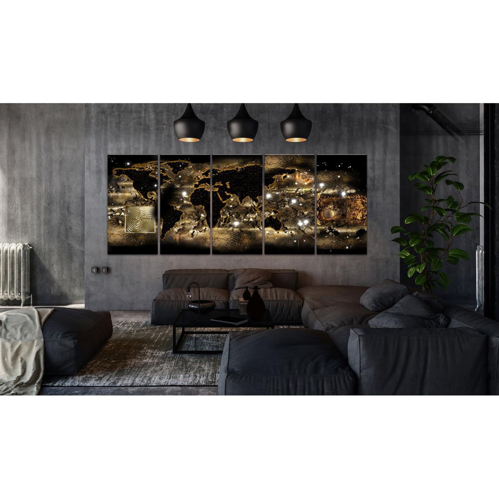 Voir la diapositive 2 : Paris Prix Tableau imprimé  world at night