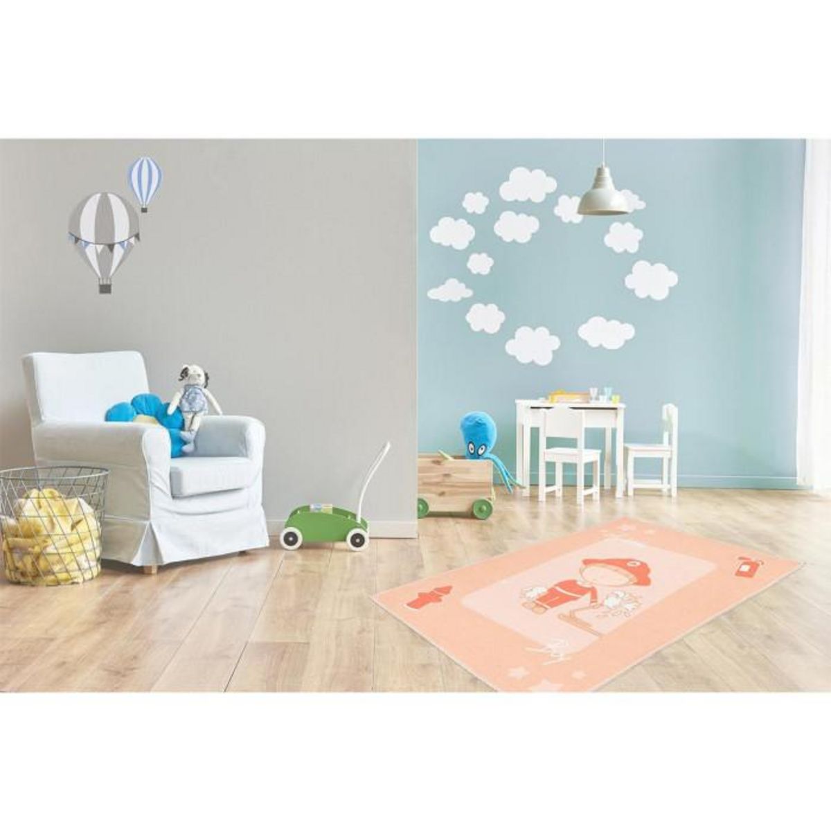 Paris Prix Tapis Enfant Imprimé  Bambini  Orange