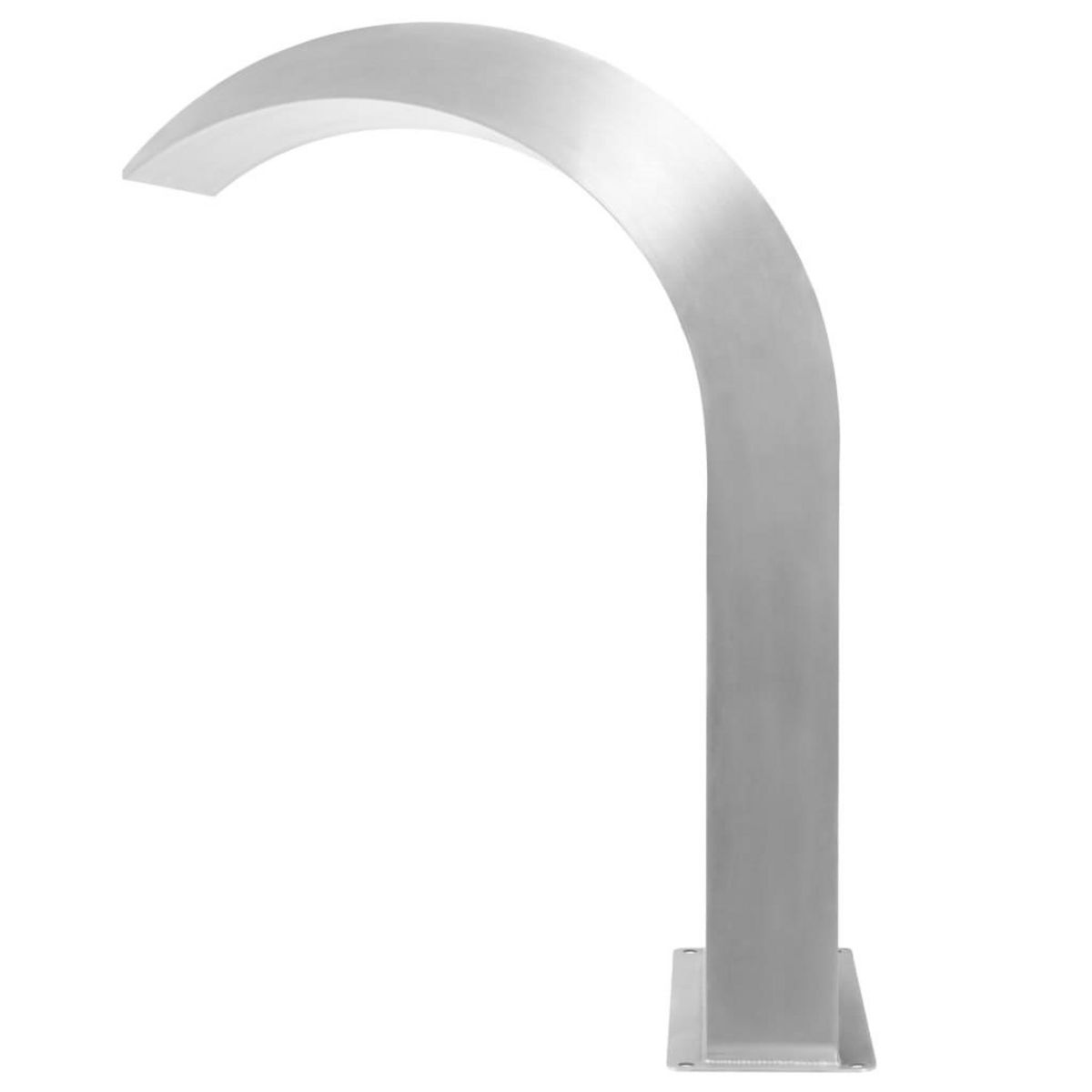 VIDAXL Fontaine d'etang Acier inoxydable 45 x 30 x 65 cm Argente