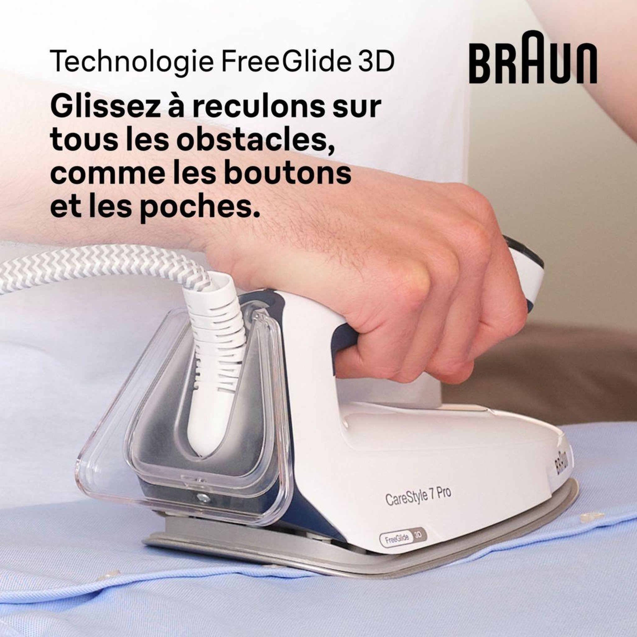 Voir la diapositive 4 : BRAUN Centrale vapeur IS7282BL CareStyle 7 Pro