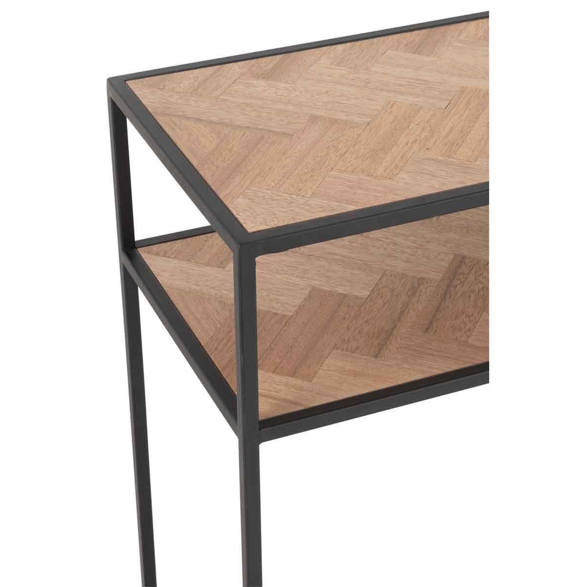 Voir la diapositive 5 : J-LINE Console design  miraza  100cm naturel & noir