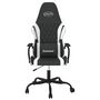 Voir la diapositive 3 : VIDAXL Chaise de jeu de massage Noir et blanc Similicuir