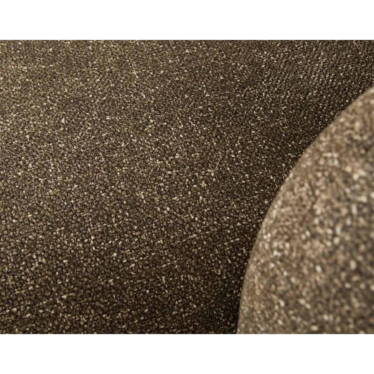 LISA DESIGN Velris - canapé d'angle droit 3 places en tissu moucheté