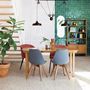 Voir la diapositive 5 :  Lot de 4 Chaises Vintage  Baya  79cm Bleu