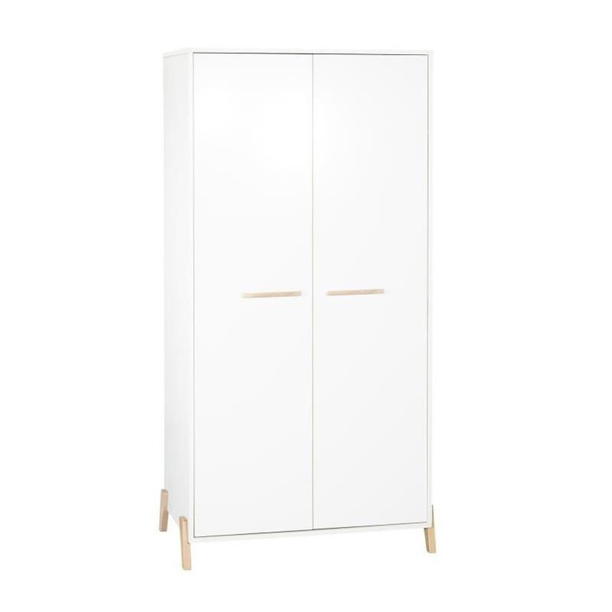 Voir la diapositive 1 : BABY PRICE Babyprice - JOY NATUREL - Armoire 2 Portes