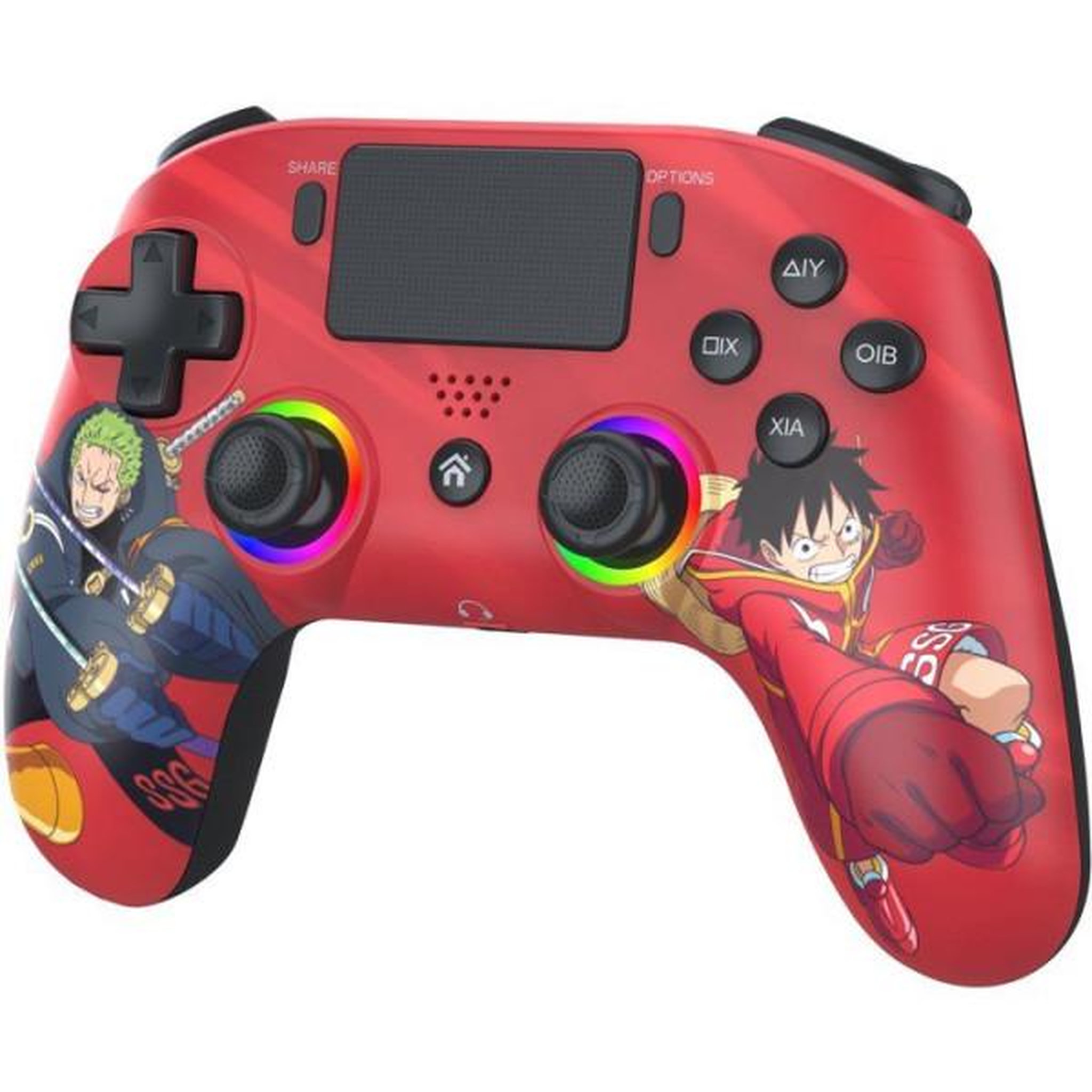 Voir la diapositive 2 : Subsonic Manette sans fil - PS4 / PC - One Piece Luffy vs Zoro - Bluetooth - Noir - SUBSONIC