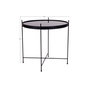 Voir la diapositive 4 : LISA DESIGN Glina - table basse ronde - métal et verre - 48 cm