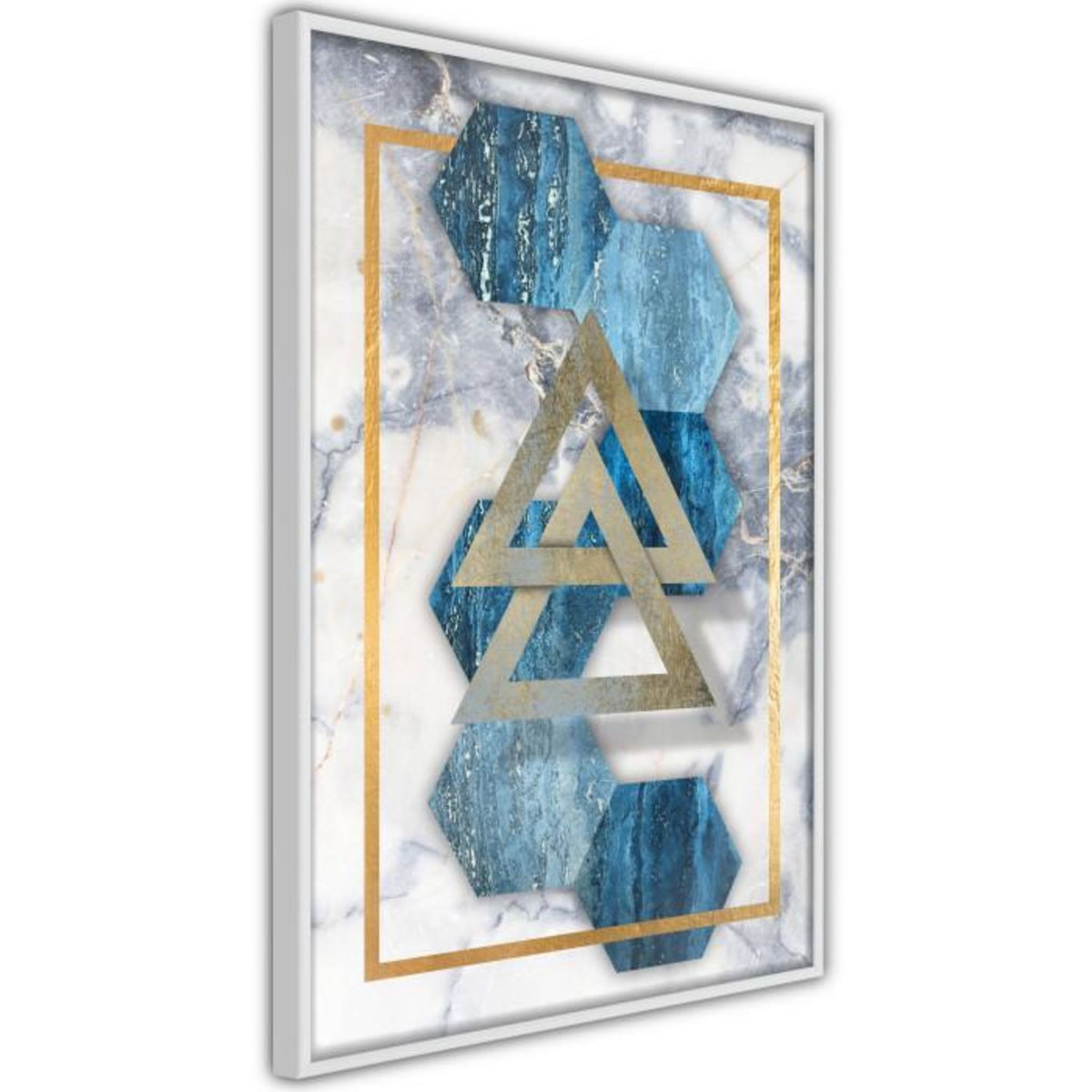 Paris Prix Affiche Murale Encadrée  Marble Composition I