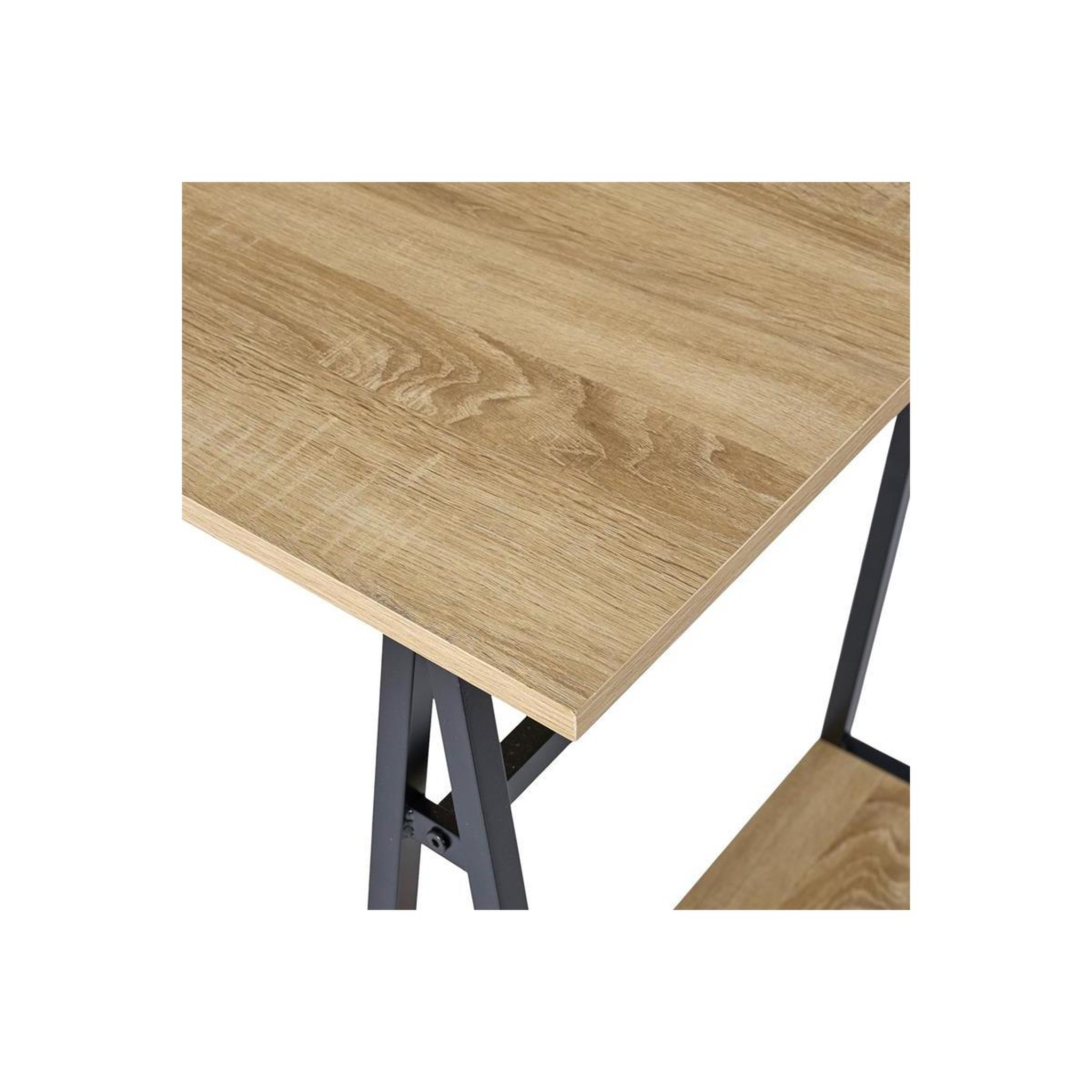 Voir la diapositive 4 : The Home Deco Factory Bureau architecte  loka  110cm marron