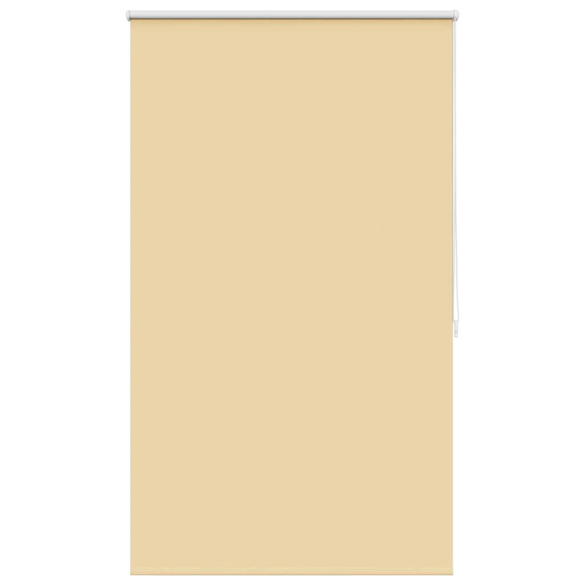 Voir la diapositive 2 : VIDAXL Store enrouleur occultant 124,4 x 175 cm, largeur du tissu 120 cm, beige