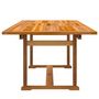 Voir la diapositive 5 : VIDAXL Ensemble a Manger de jardin 7pcs bois d'acacia solide textilene