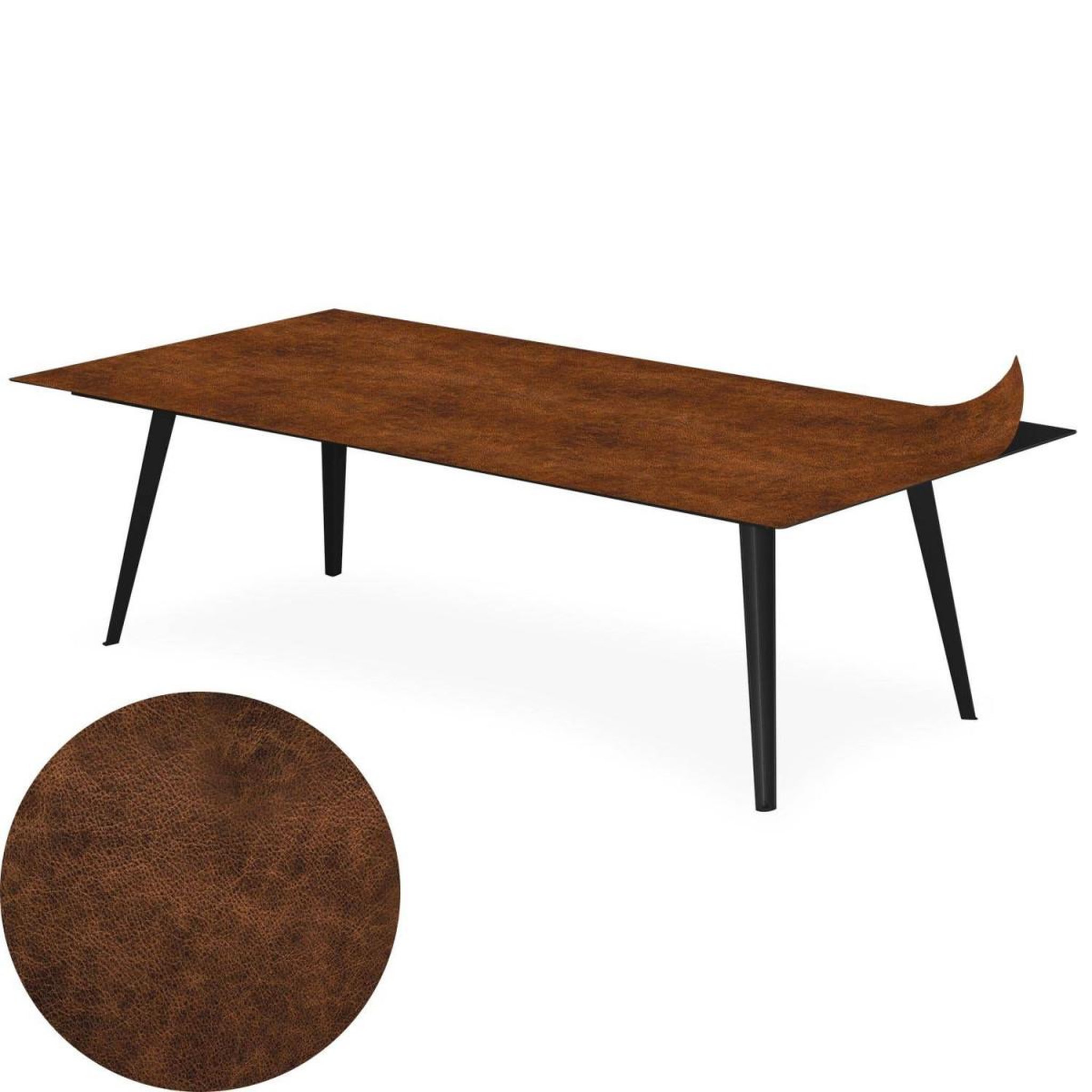 Voir la diapositive 3 : Paris Prix Table basse 1 cover  contraste ii  120cm noir