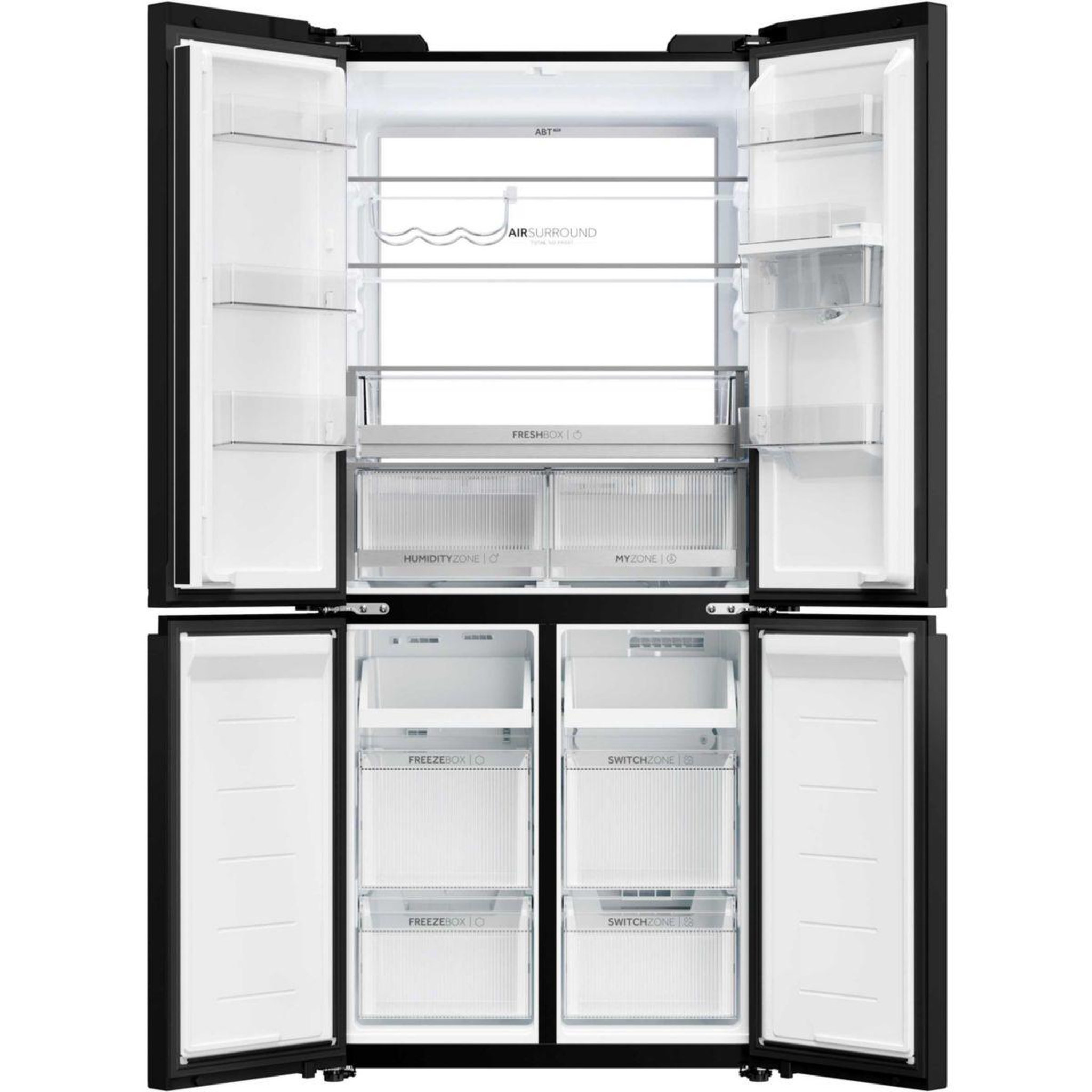 Voir la diapositive 3 : HAIER Réfrigérateur multi portes hckr7819dwgb