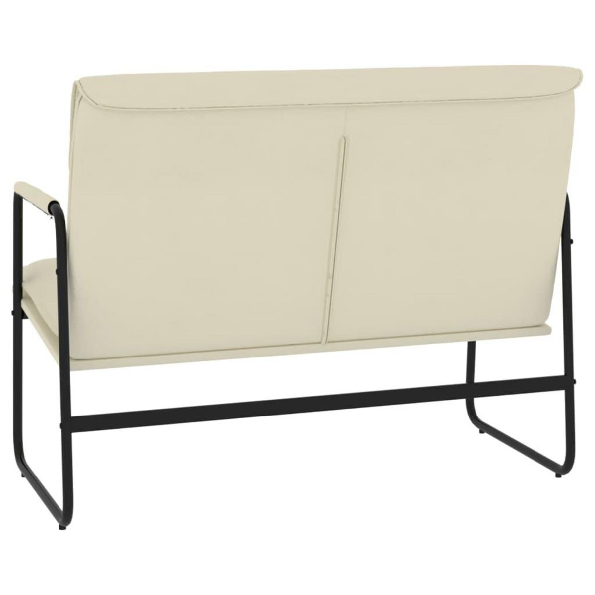 VIDAXL Banc Creme 100x64x80 cm Similicuir
