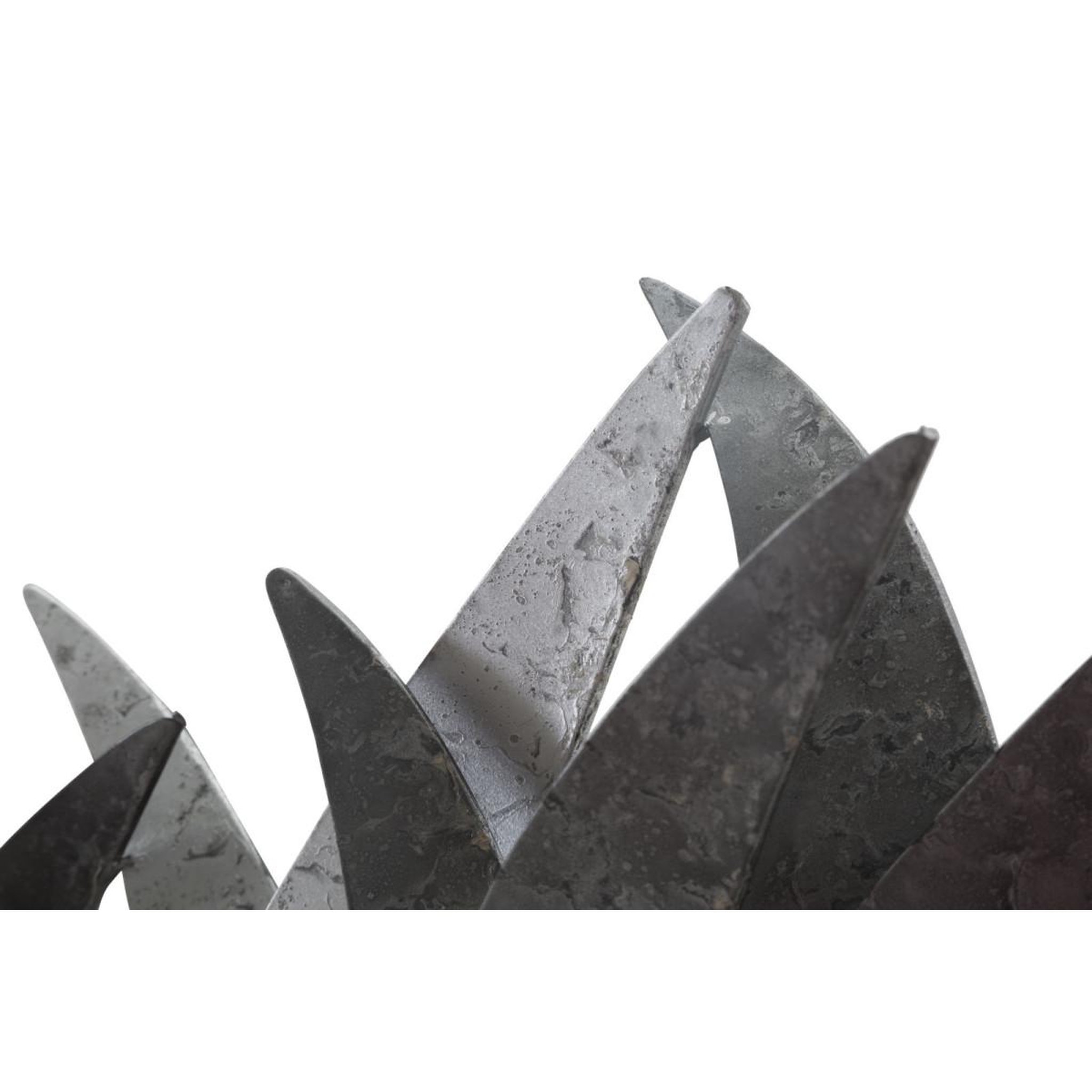 Voir la diapositive 3 : Paris Prix Décoration murale en métal  gabbiani  93cm gris