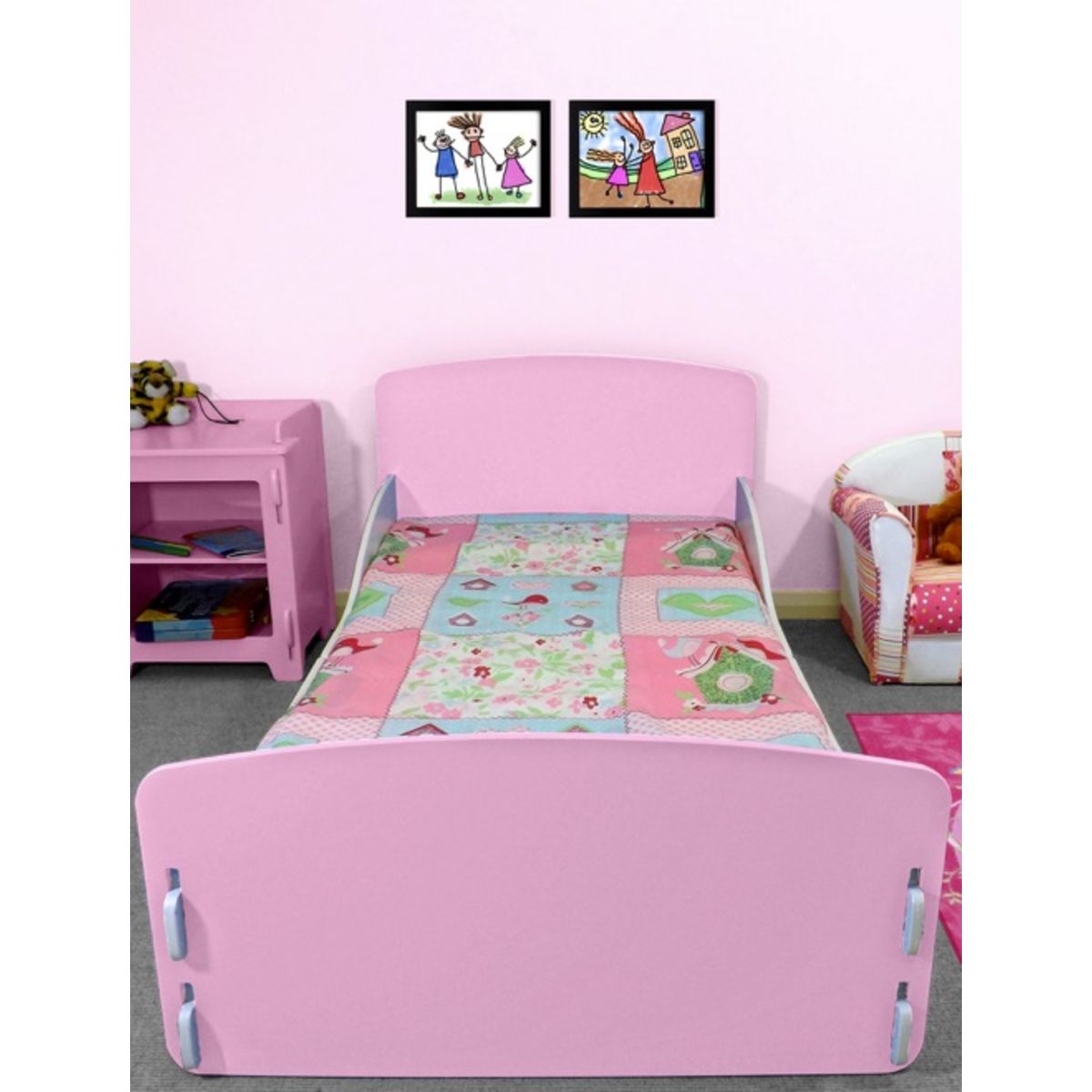 Lit enfant EASY montage facile avec sommier 70x140