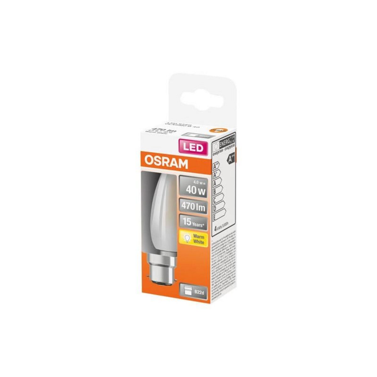 Osram LED FLA VER.DEP 4W B22 CHD BTE OSRAM - 4058075437227