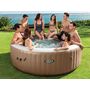 Voir la diapositive 1 : INTEX Spa gonflable PureSpa Sahara rond Bulles 8 places - Intex
