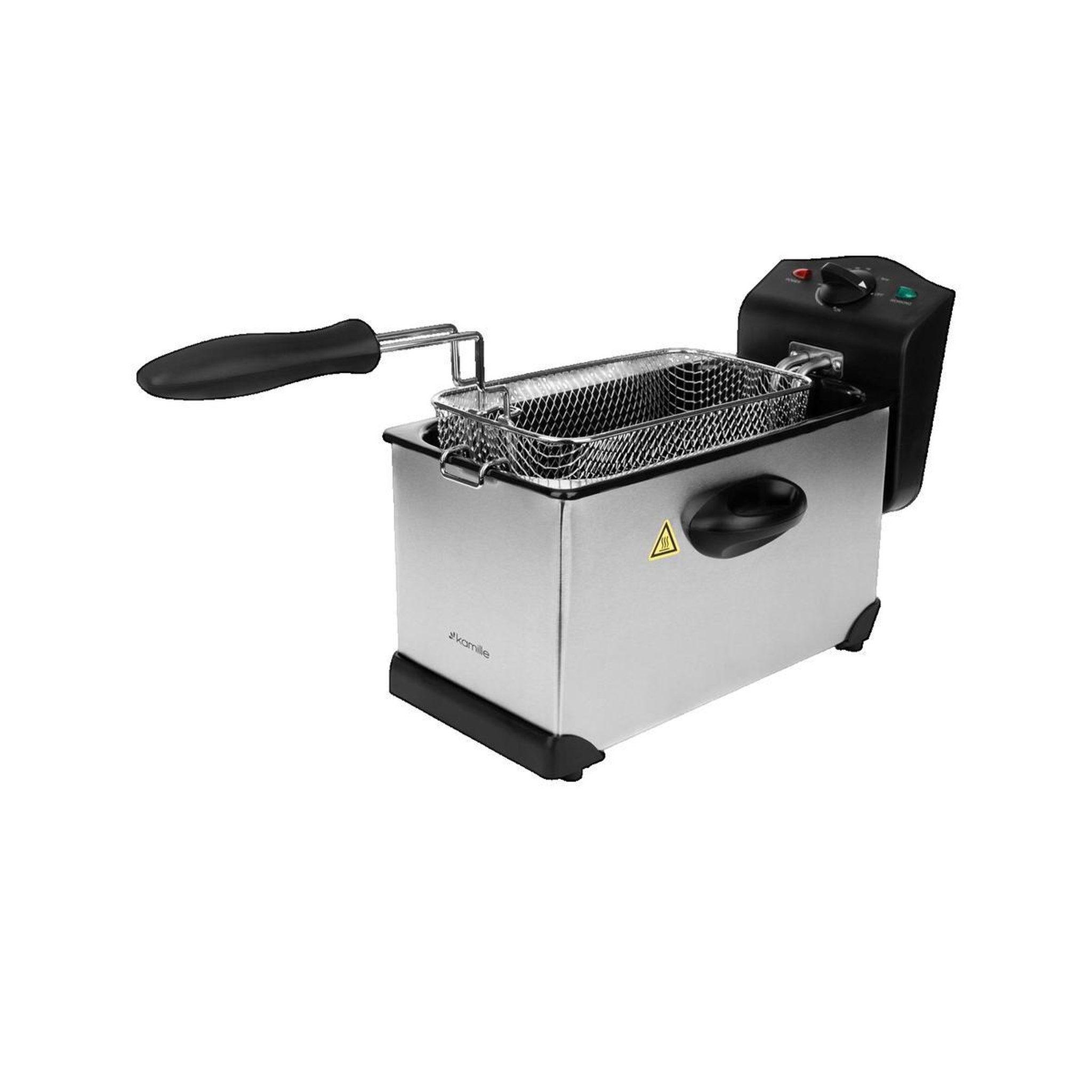 Voir la diapositive 3 : Camomilla Friteuse Kamille KM6813 Argent 3 litres 2200 W