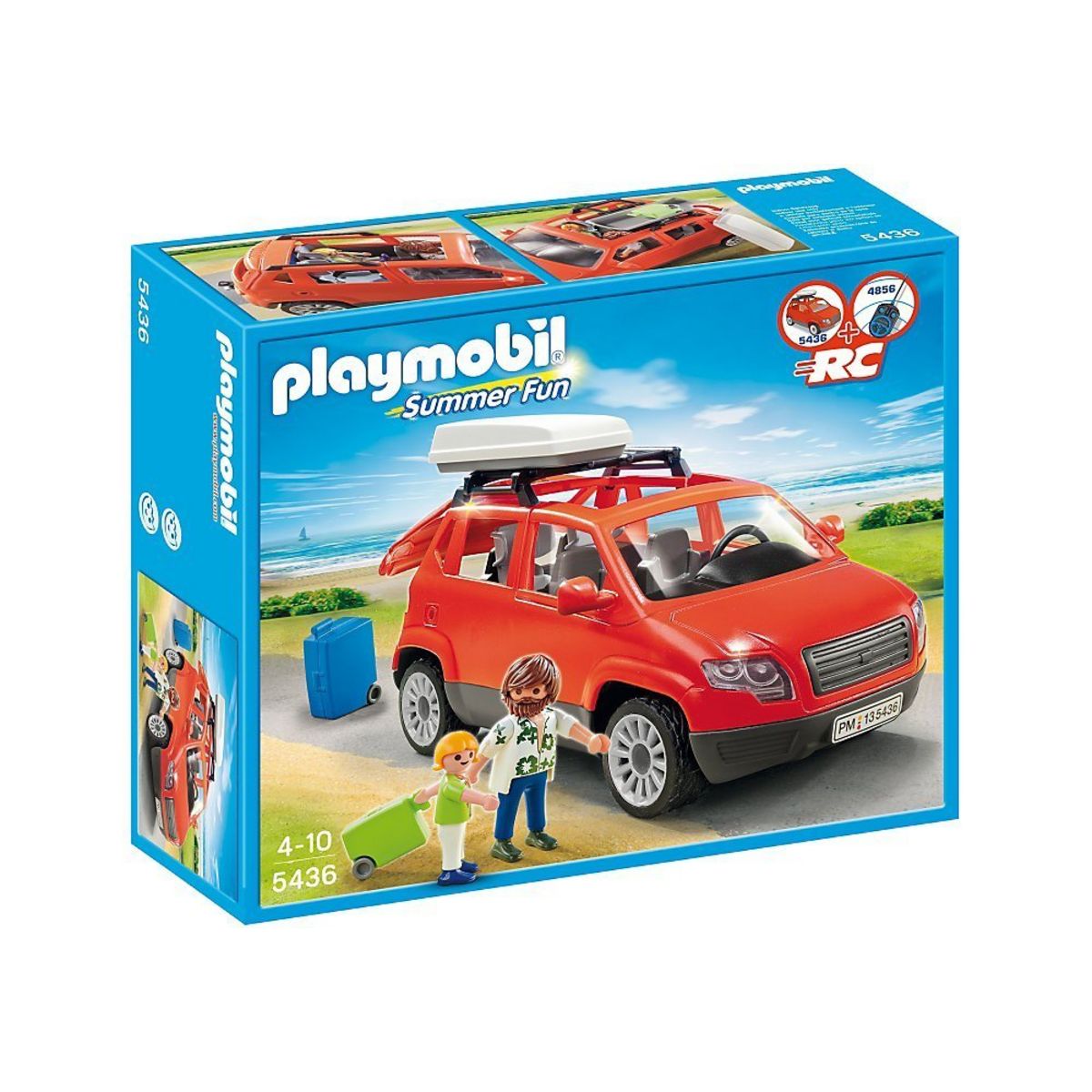 PLAYMOBIL 5436 Voiture avec coffre de toit
