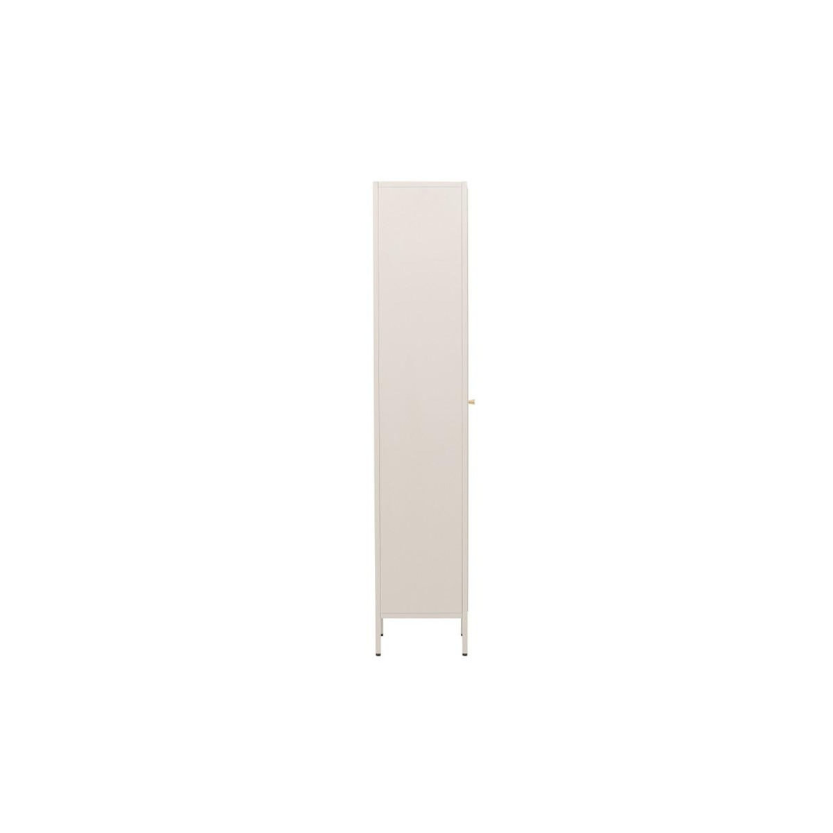 Paris Prix Vitrine Design en Métal  Cali  180cm Beige