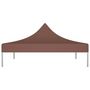Voir la diapositive 3 : VIDAXL Toit de tente de reception 3x3 m Marron 270 g/m^2
