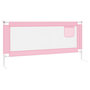 Voir la diapositive 4 : VIDAXL Barriere de securite de lit d'enfant Rose 200x25 cm Tissu