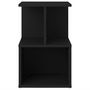 Voir la diapositive 4 : VIDAXL Table de chevet noir 35x35x55 cm bois ingenierie