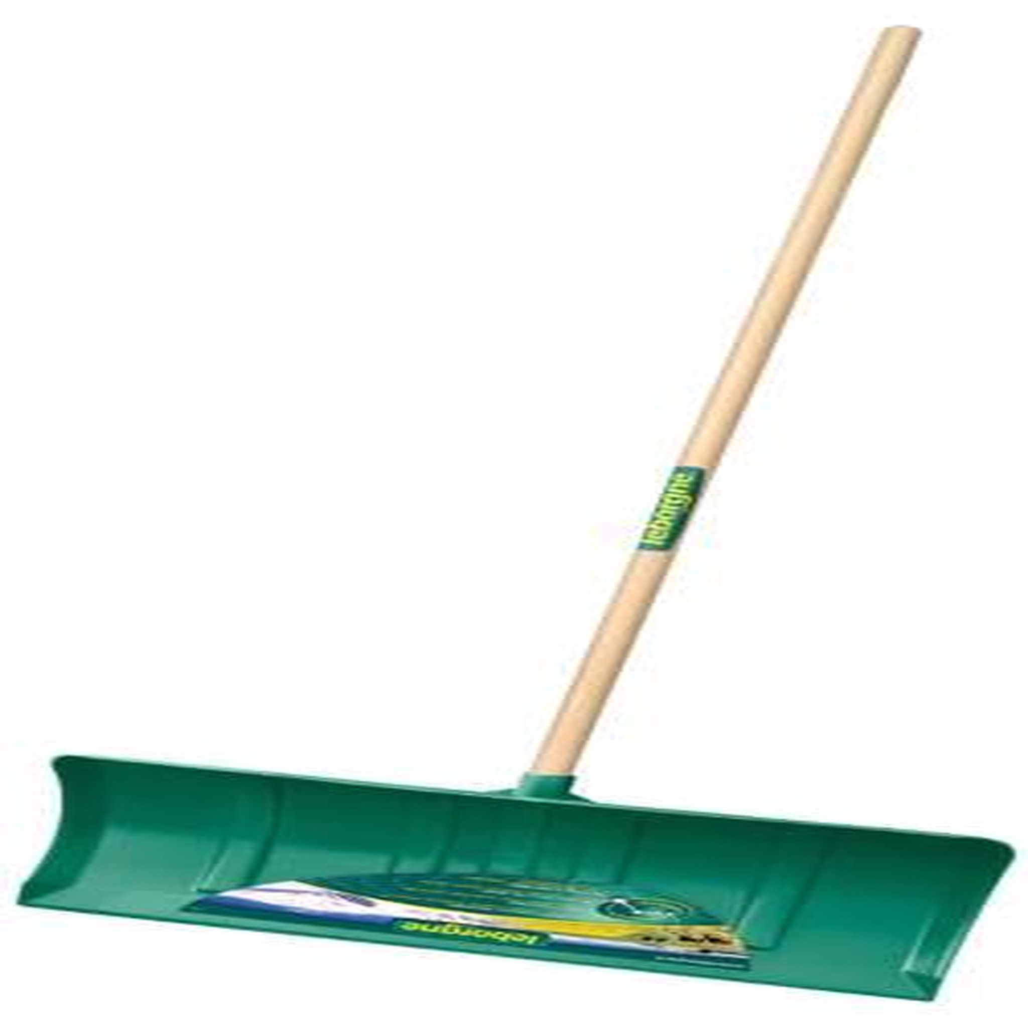 Leborgne Poussoir polymère vert - manche bois certifié PEFC 100%