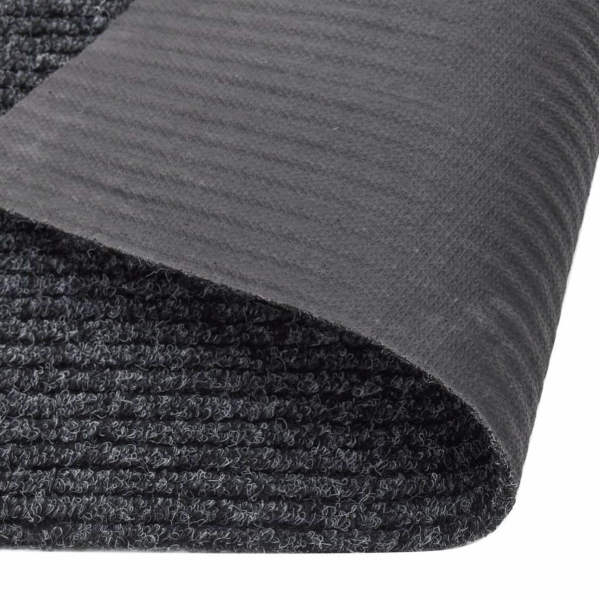 VIDAXL Tapis 100x100 cm Anthracite