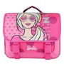 Voir la diapositive 1 : Cartable 38cm 2 compartiments rose BARBIE