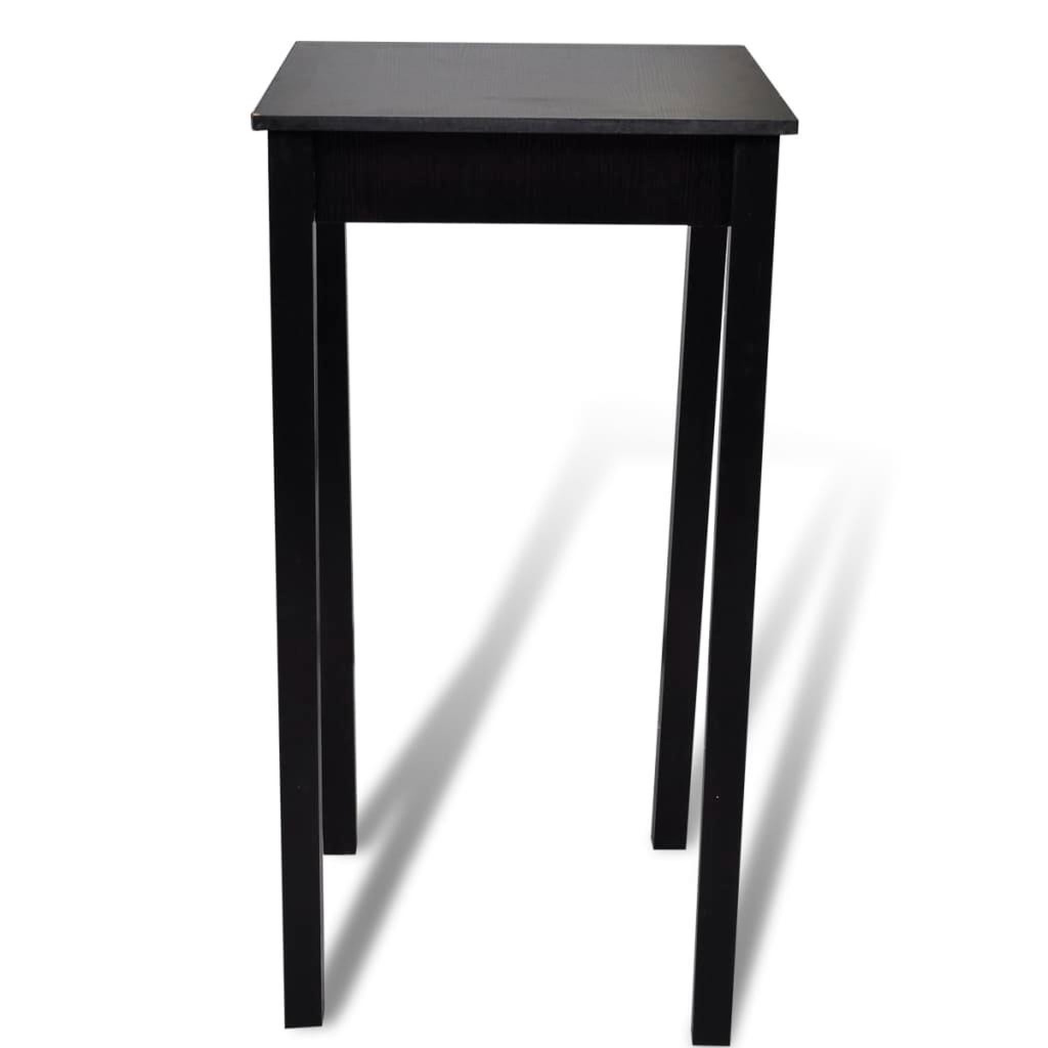 Voir la diapositive 4 : VIDAXL Set de 1 table de bar et 2 tabourets noir