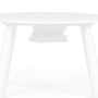 Voir la diapositive 6 : ID MARKET Table + 2 chaises enfant CANDICE avec espace de rangement en bois blanc
