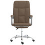 Voir la diapositive 3 : VIDAXL Fauteuil inclinable de bureau Marron Tissu