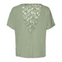 Voir la diapositive 2 : Vero Moda T-shirt Vert Dentelle Femme Vero Moda Marijune
