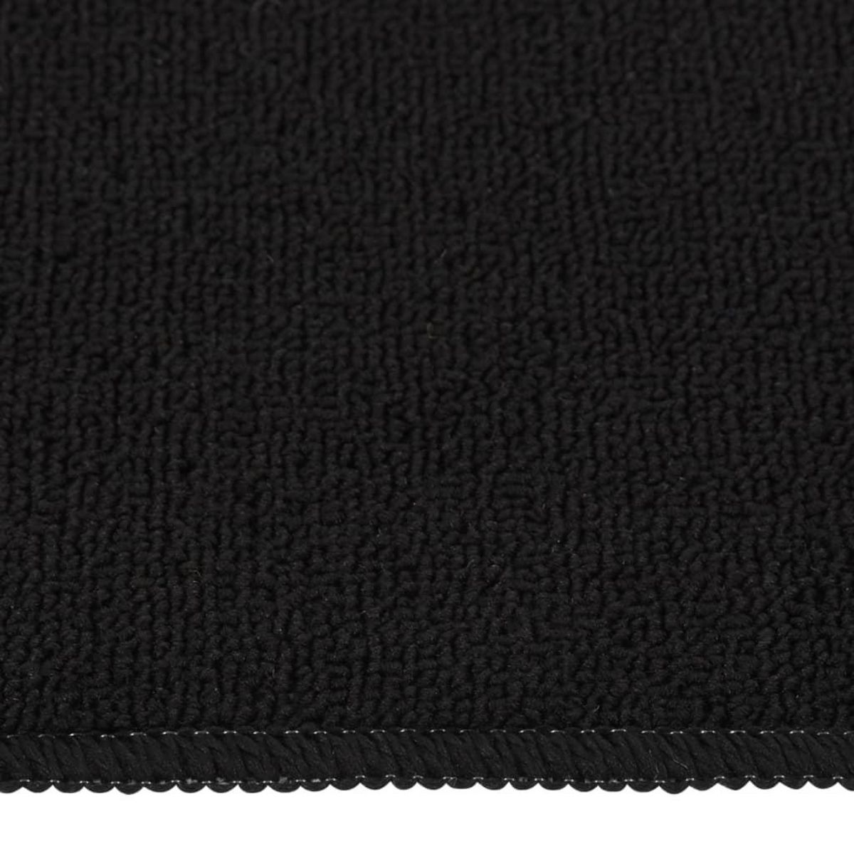 VIDAXL Tapis d'escalier antiderapants 15pcs 60x25cm Noir Rectangulaire