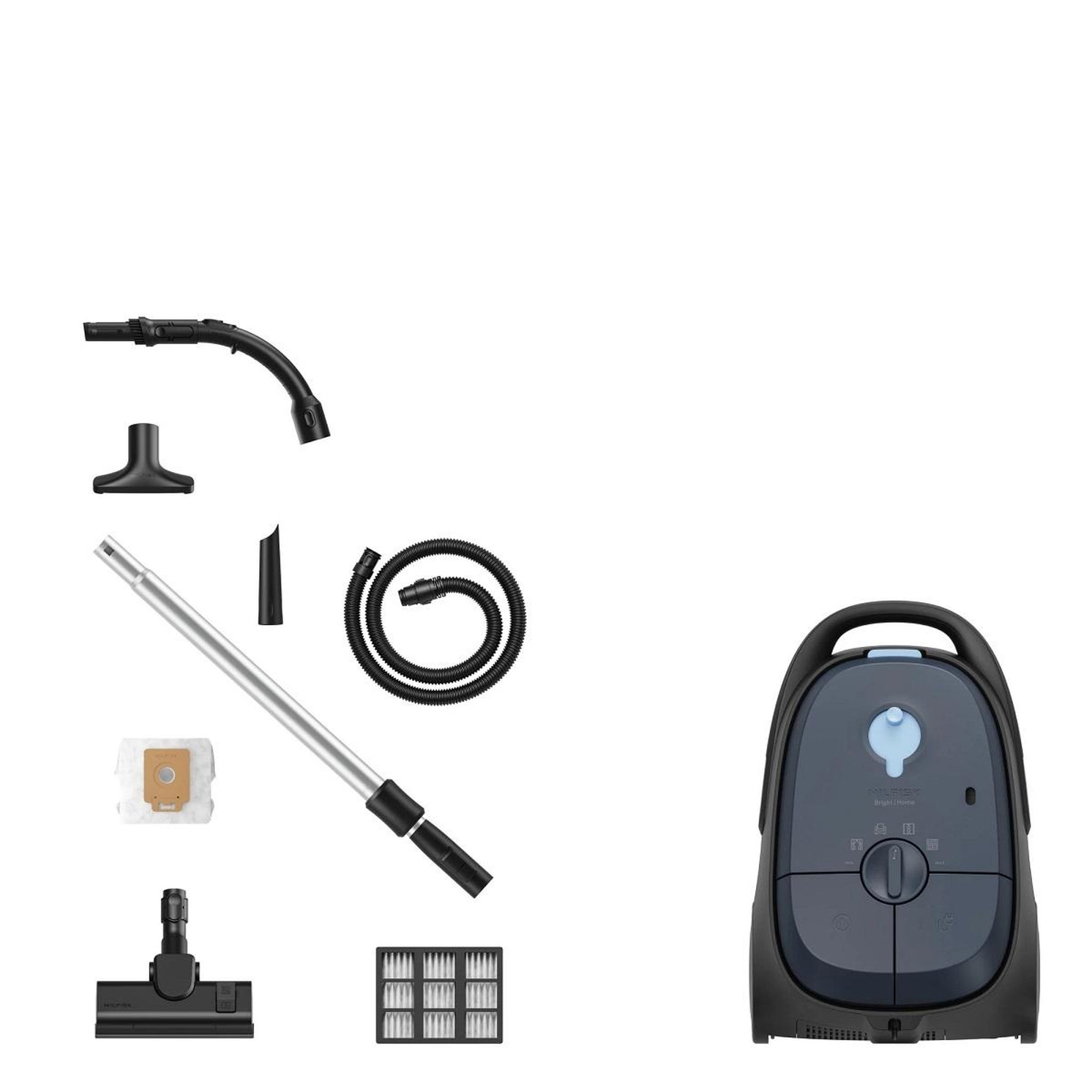 Voir la diapositive 3 : Nilfisk Aspirateur traineau 750w 73db - brighthome