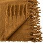 Voir la diapositive 3 : ATMOSPHERA Plaid Mohair  Kodi  130x180cm Ocre