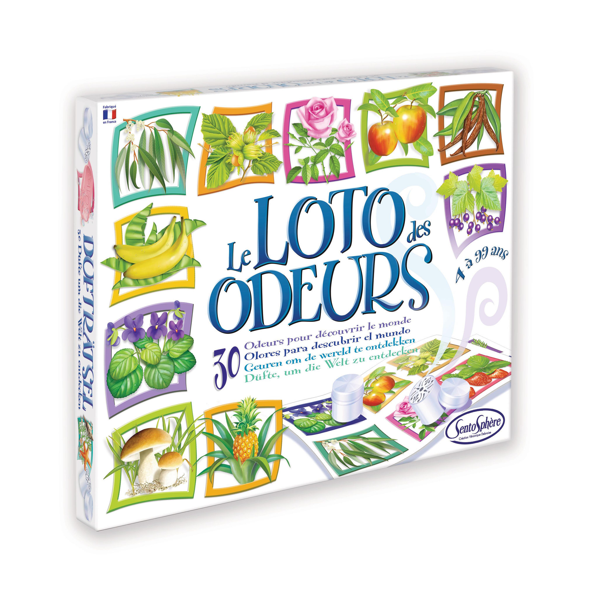 Voir la diapositive 2 : Sentosphère Jeu Le loto des Odeurs