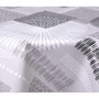 Voir la diapositive 3 : HABITABLE Nappe en toile cirée ronde Run - Diam. 150 cm - Gris