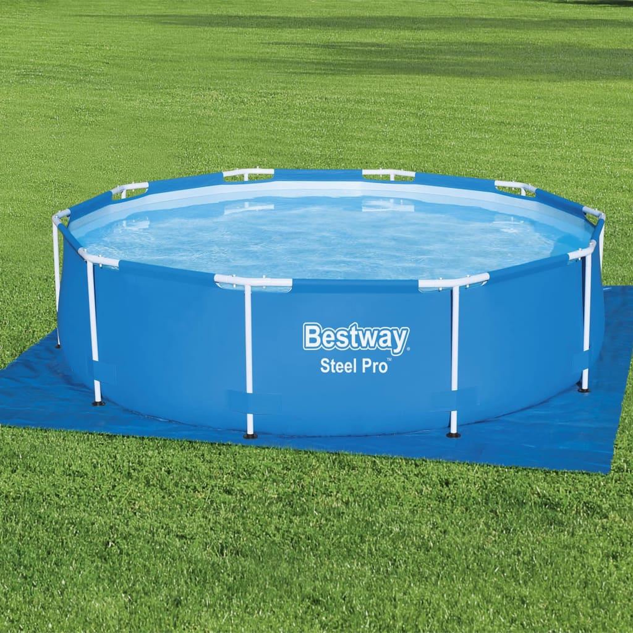 Voir la diapositive 3 : BESTWAY Bestway Tapis de sol pour piscine Flowclear 335x335 cm
