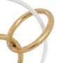 Voir la diapositive 2 : ATMOSPHERA Objet Déco Design en Métal  Rob  30cm Blanc