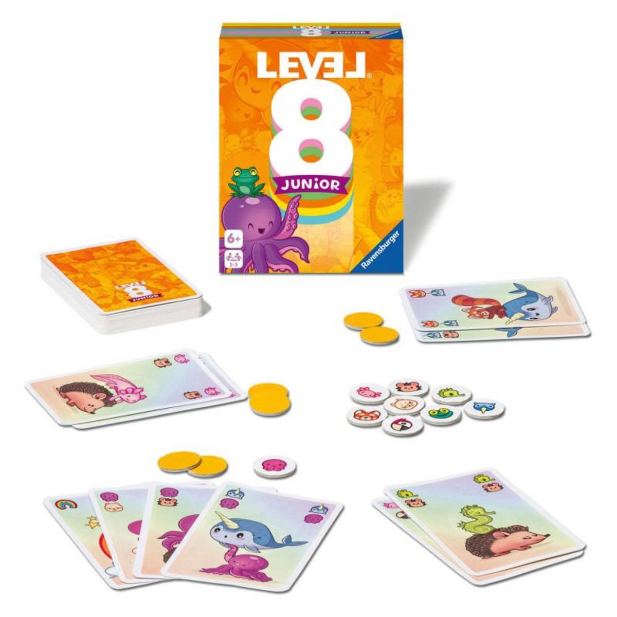 RAVENSBURGER Ravensburger - Level 8 Junior Card Game 208609
