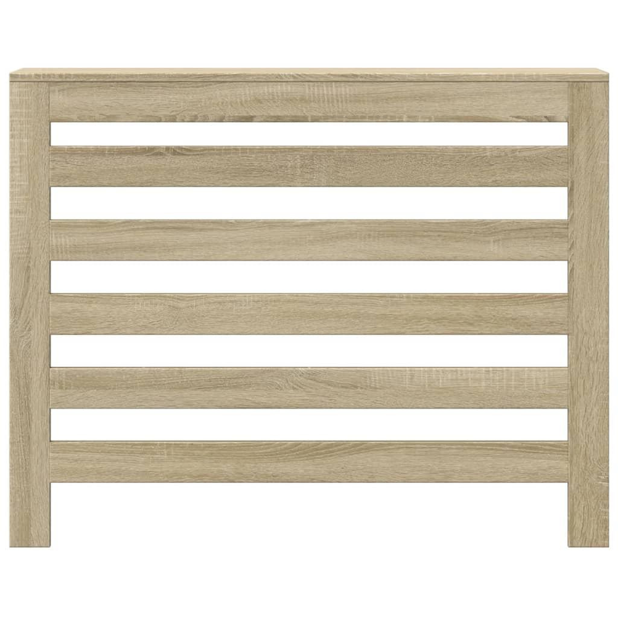 Voir la diapositive 3 : VIDAXL Cache-radiateur chene sonoma 104x20x82 cm bois d'ingenierie