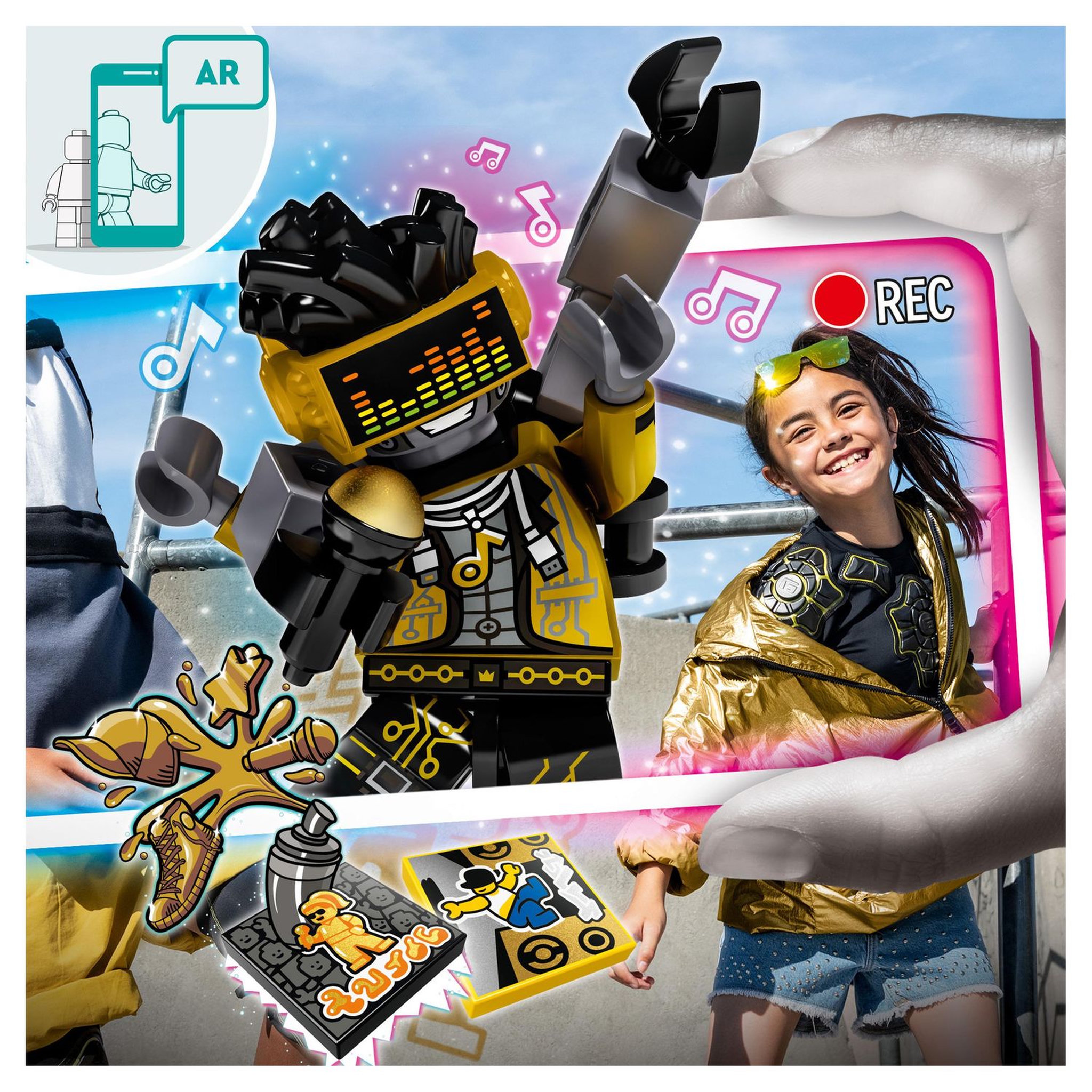 Voir la diapositive 3 : LEGO VIDIYO 43107 Hiphop Robot BeatBox 