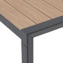Voir la diapositive 5 : HESPERIDE Table de jardin fixe en aluminium effet bois 6 places EVASION
