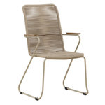 Paris Prix Chaise de Jardin Empilable  Corde  93cm Beige