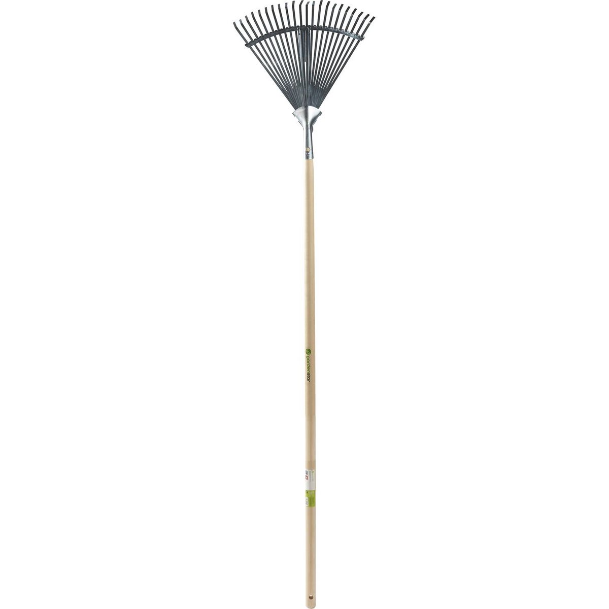 GARDENSTAR Râteau à feuilles - 22 dents avec tête ajustable