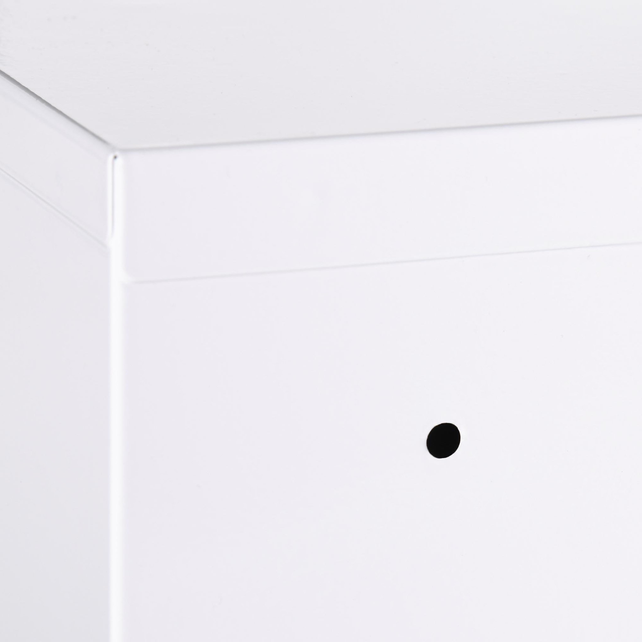 Voir la diapositive 6 : HOMCOM Armoire à pharmacie verrouillable 3 niv. 2 clés logo croix acier blanc